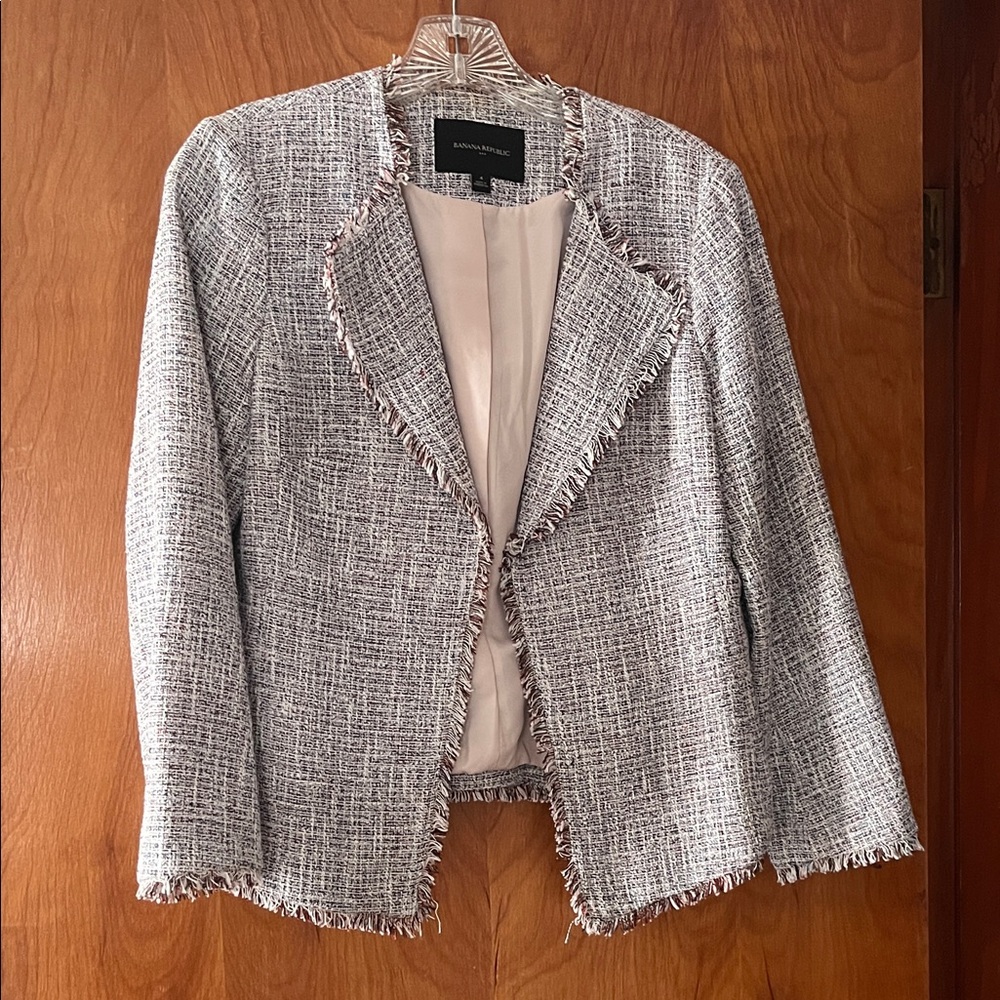 Banana Republic Tweed Blazer